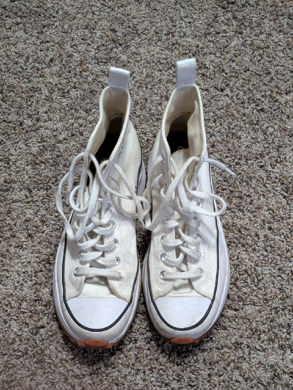 Converse White High-Top Canvas Sneakers - Women's